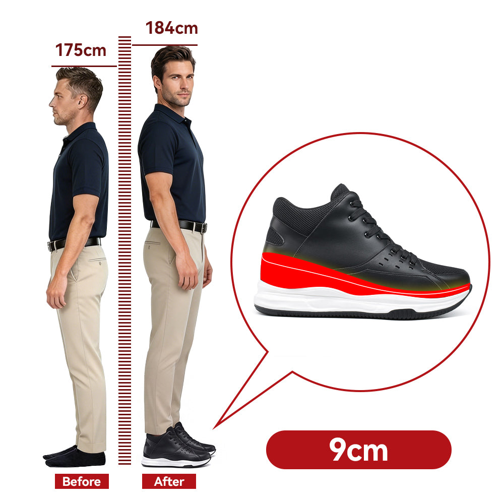 SCHUHE DIE GRÖßER MACHEN CAMILO +9 CM