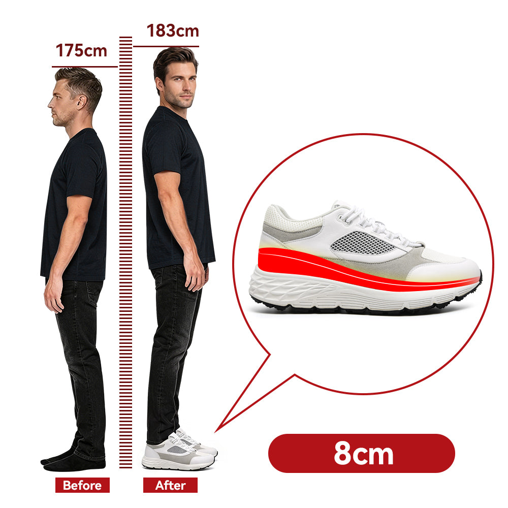 SCHUHE DIE GRÖßER MACHEN DOMENICO +8 CM