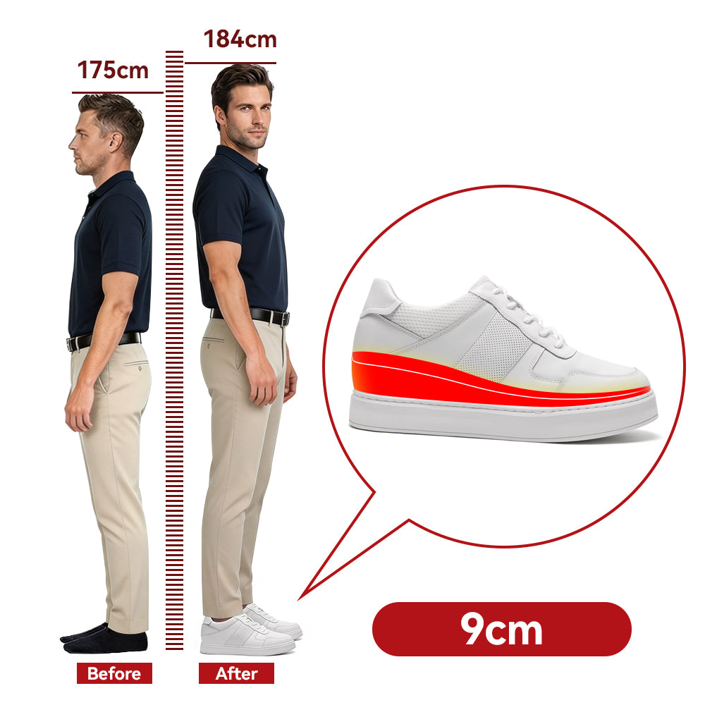 SCHUHE DIE GRÖßER MACHEN EDMONDO +9 CM