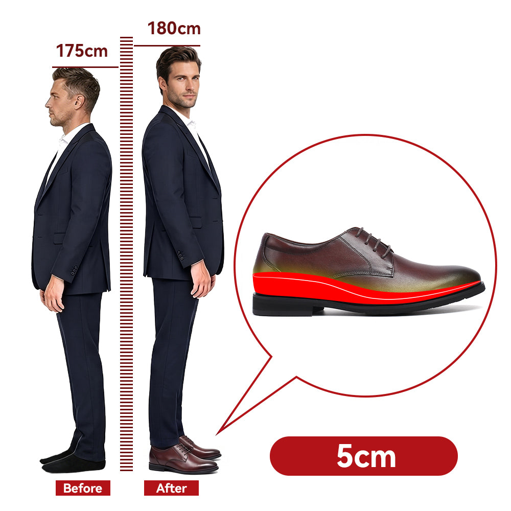 SCHUHE DIE GRÖßER MACHEN FABIO +5 CM