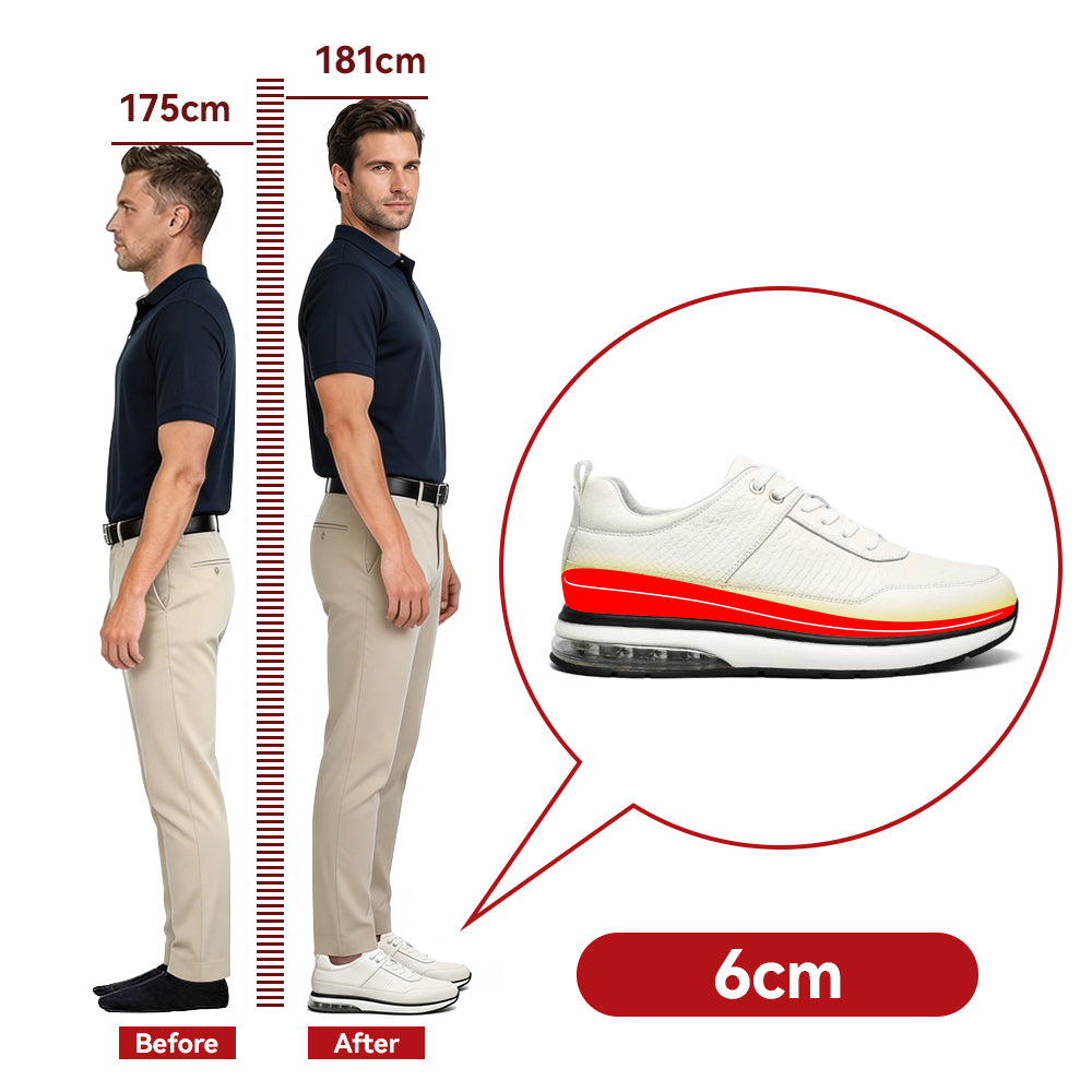SCHUHE DIE GRÖßER MACHEN GIORGIO +6 CM