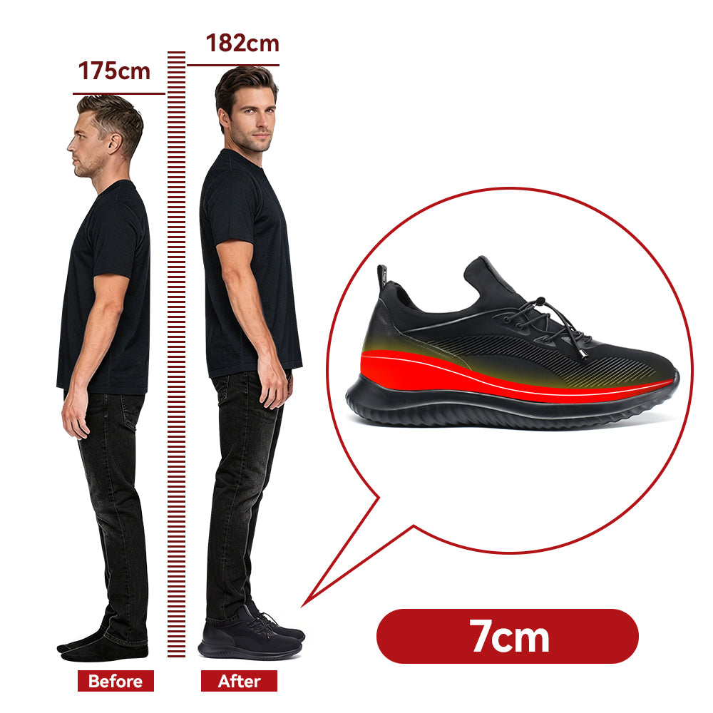 SCHUHE DIE GRÖßER MACHEN SEBASTIANO +7 CM