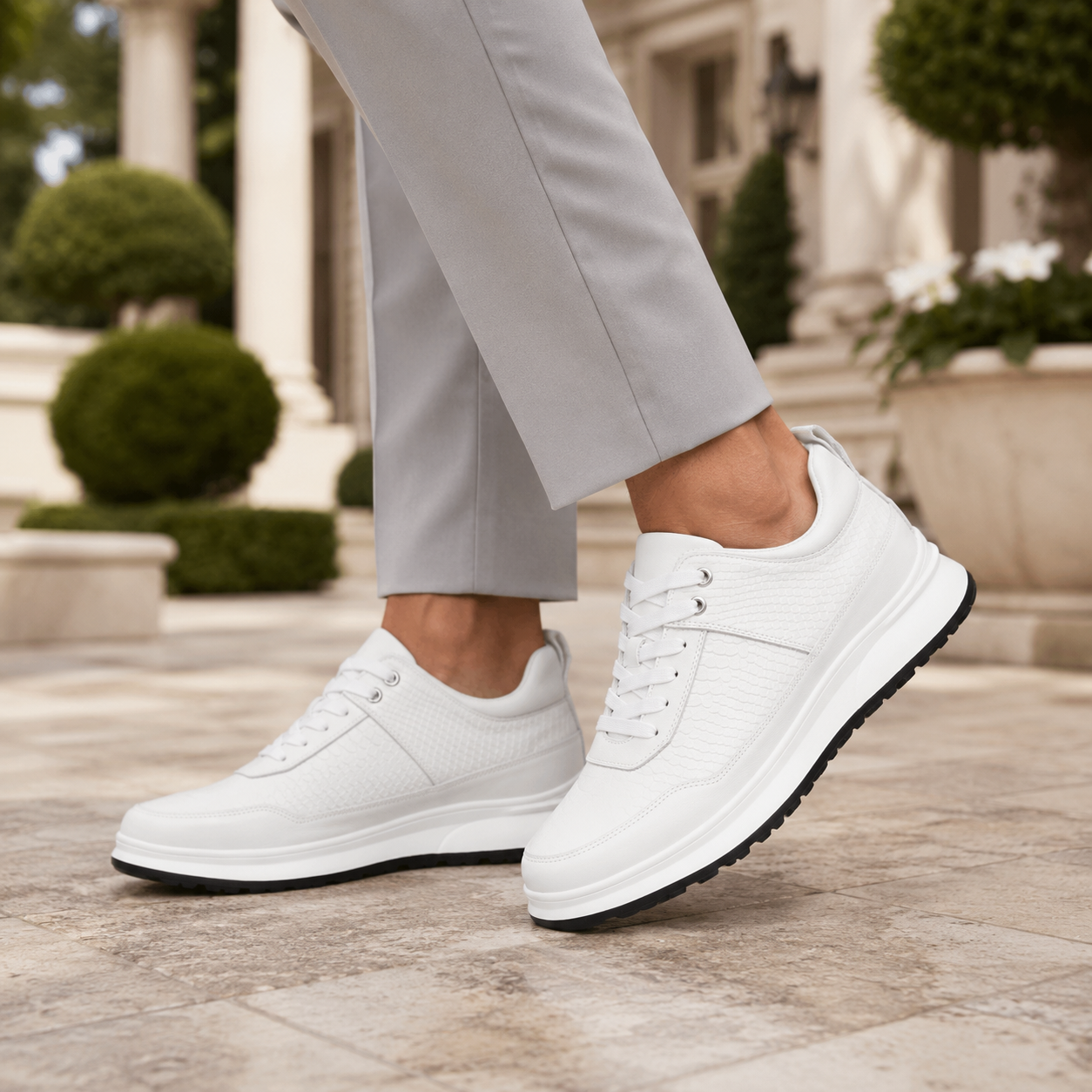 SCHUHE DIE GRÖßER MACHEN MASI +8 CM