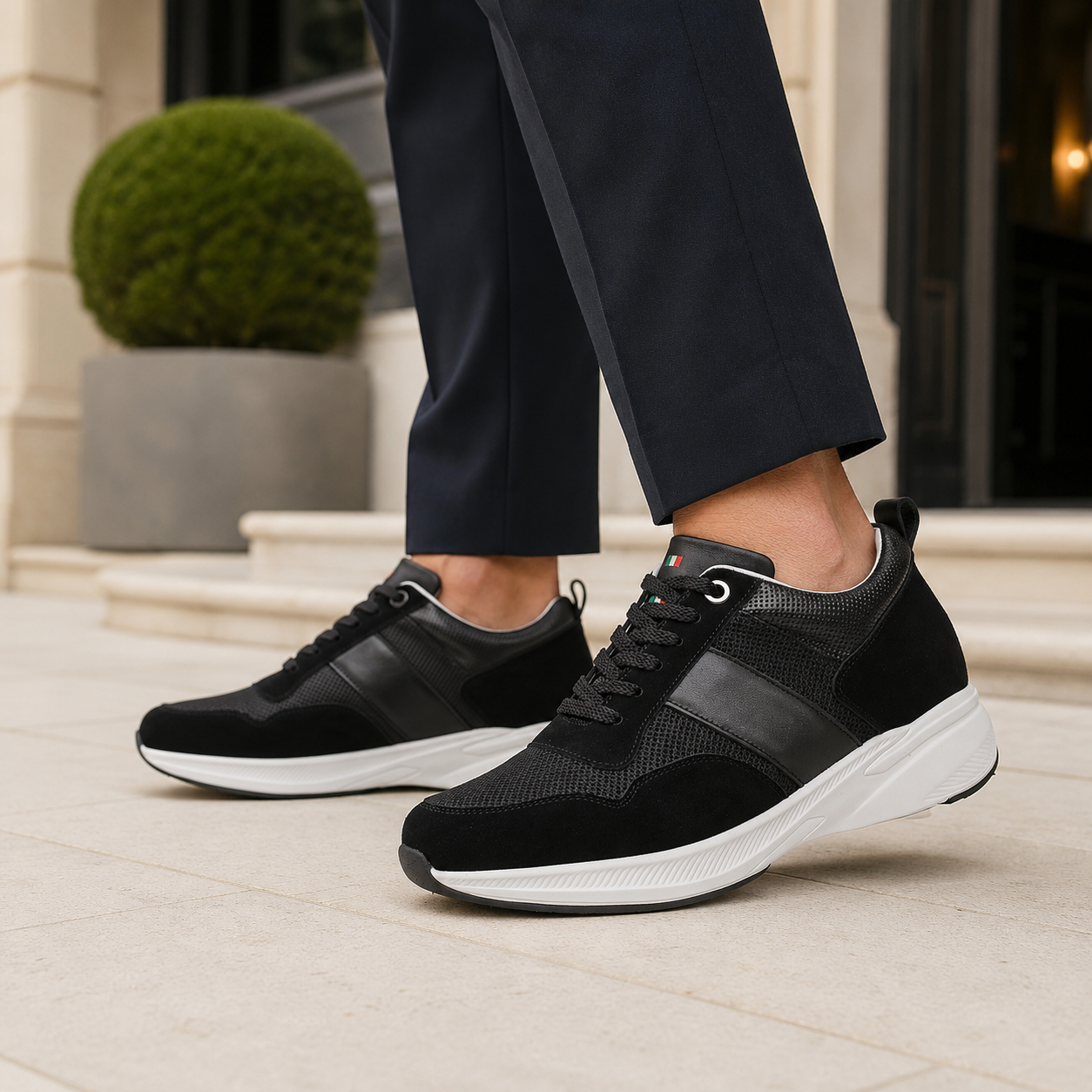 SCHUHE DIE GRÖßER MACHEN ANDREA +7 CM