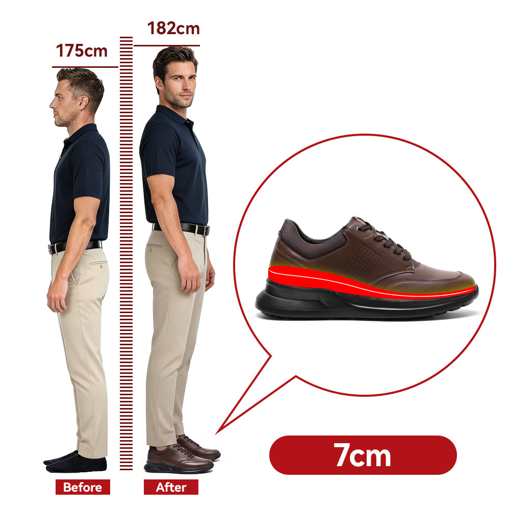 SCHUHE DIE GRÖßER MACHEN ACHILLE +7 CM