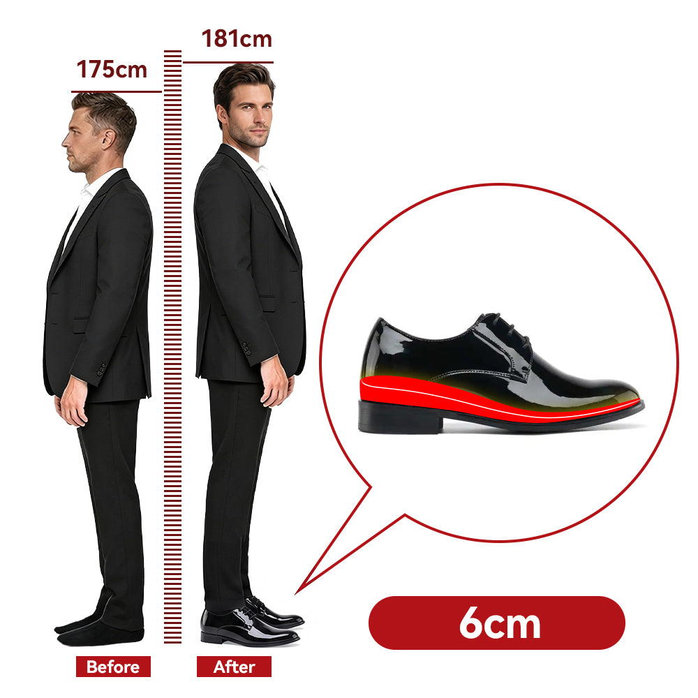 SCHUHE DIE GRÖßER MACHEN ARMANDO +6 CM