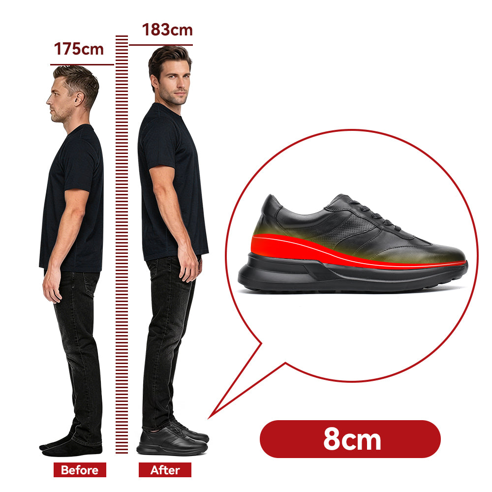 SCHUHE DIE GRÖßER MACHEN BORIS +8 CM