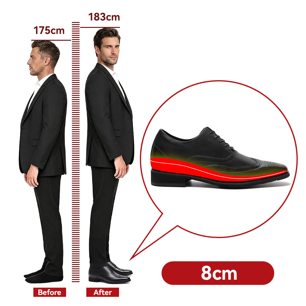 SCHUHE DIE GRÖßER MACHEN CONRADO +7 CM