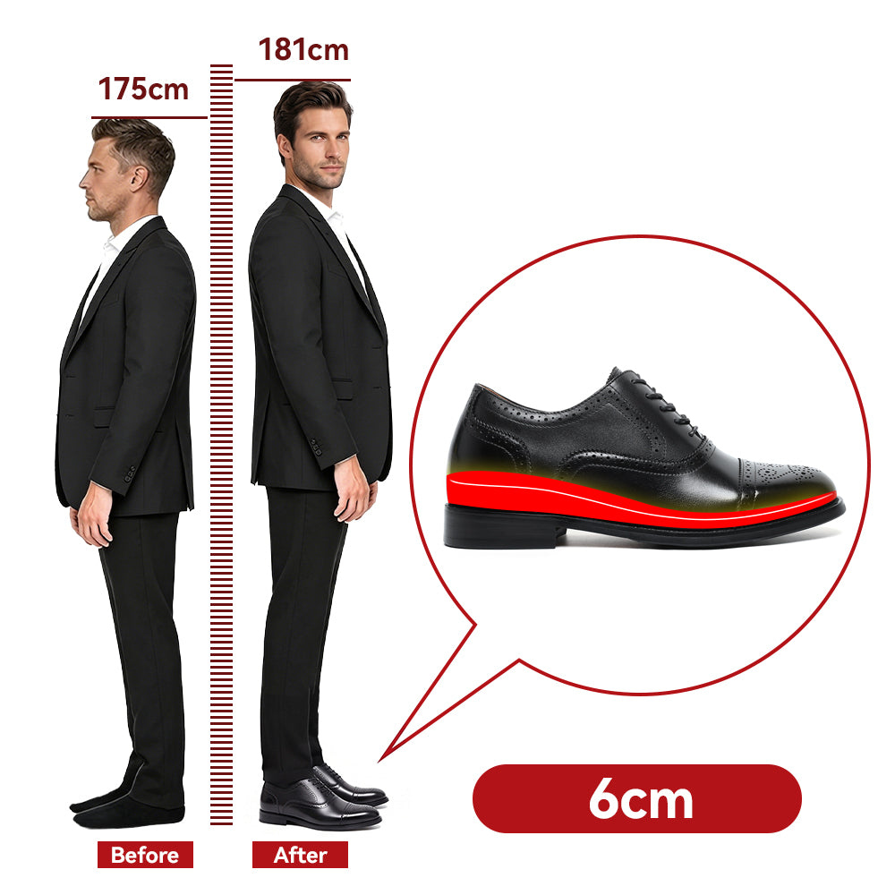 SCHUHE DIE GRÖßER MACHEN FOLGARIO +6 CM