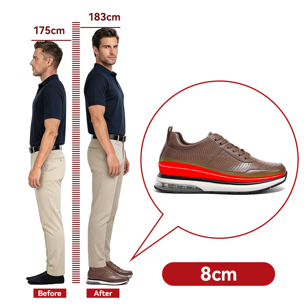 SCHUHE DIE GRÖßER MACHEN GORO +8 CM