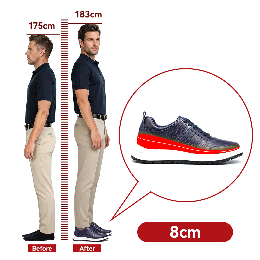 SCHUHE DIE GRÖßER MACHEN GRANDI +8 CM