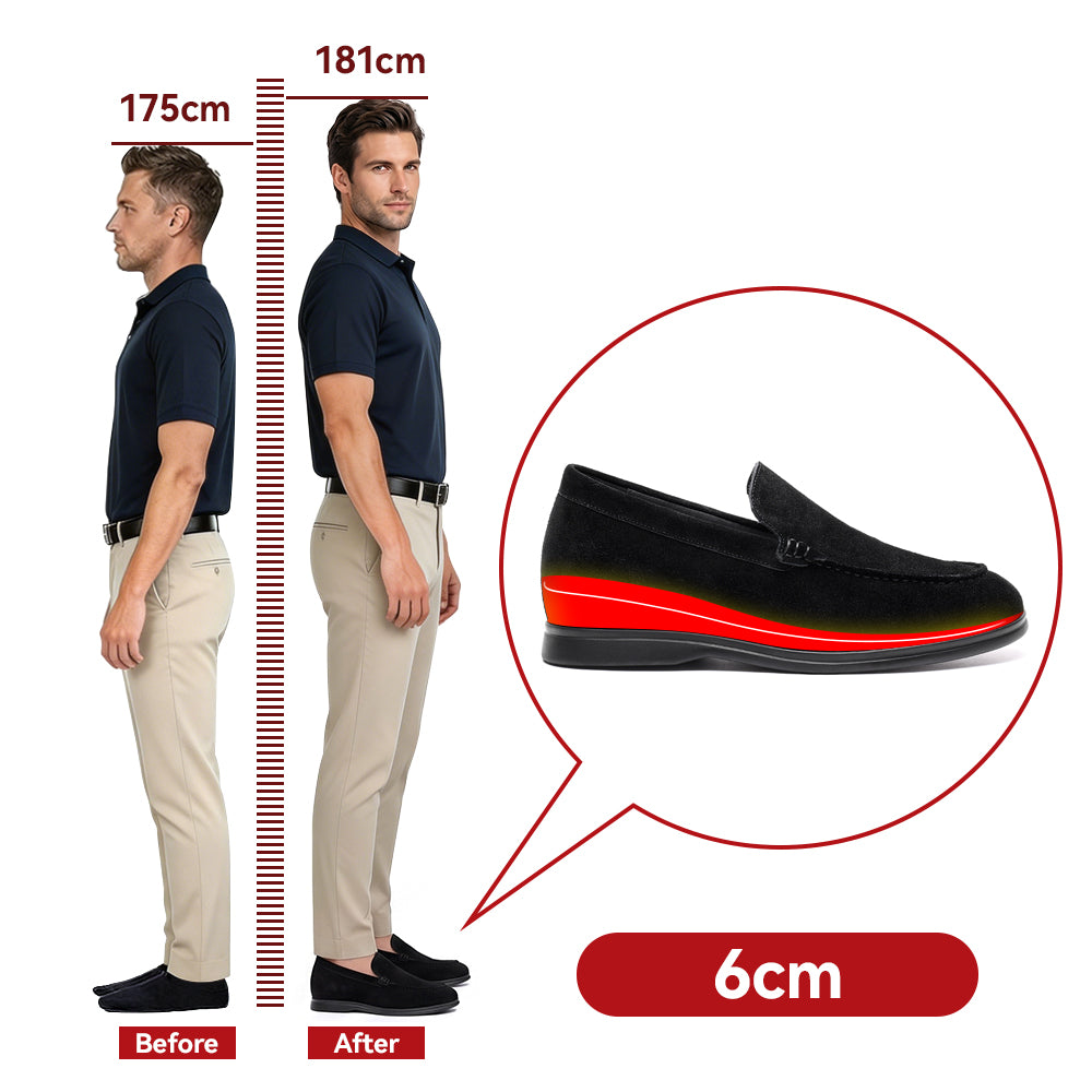 SCHUHE DIE GRÖßER MACHEN LUIGI +6 CM