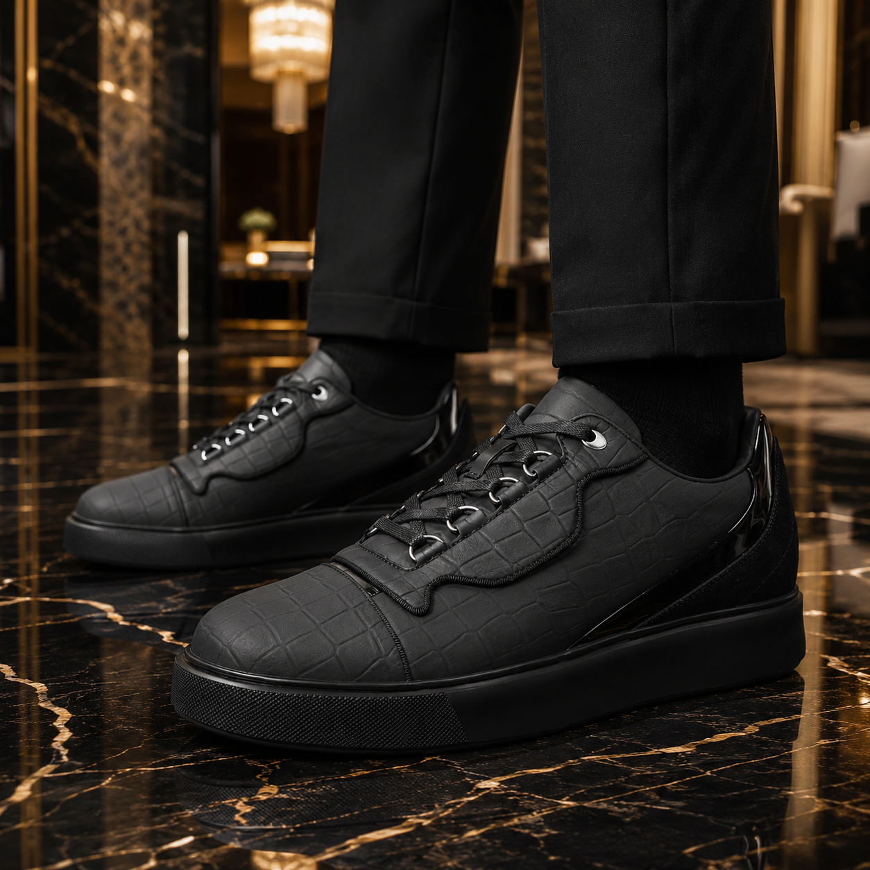 SCHUHE DIE GRÖßER MACHEN NEREO +7 CM