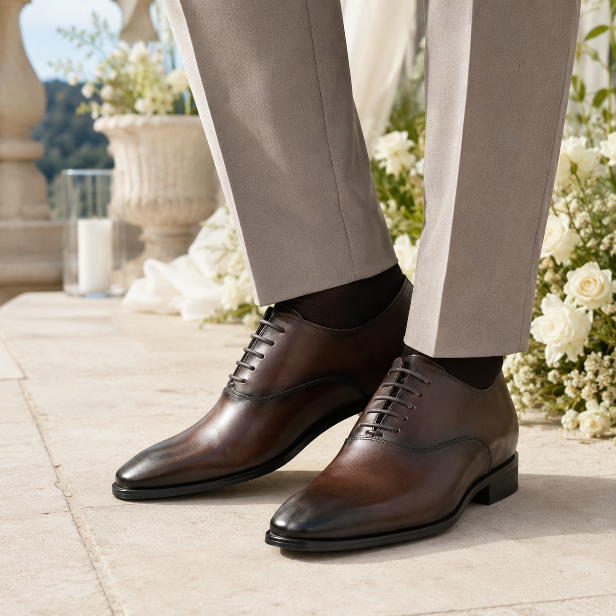 SCHUHE DIE GRÖßER MACHEN PAOLO +7 CM