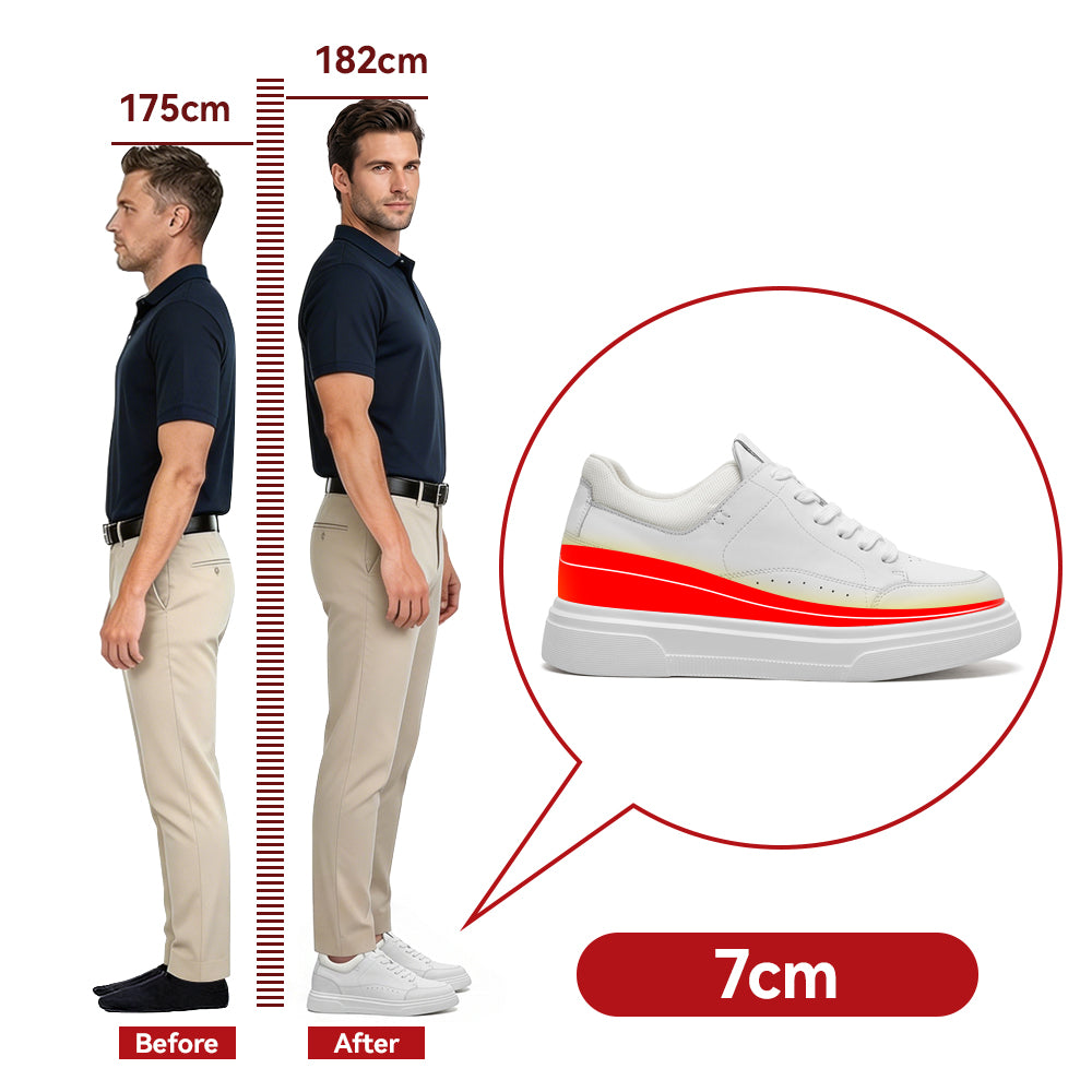 SCHUHE DIE GRÖßER MACHEN REMO +7 CM