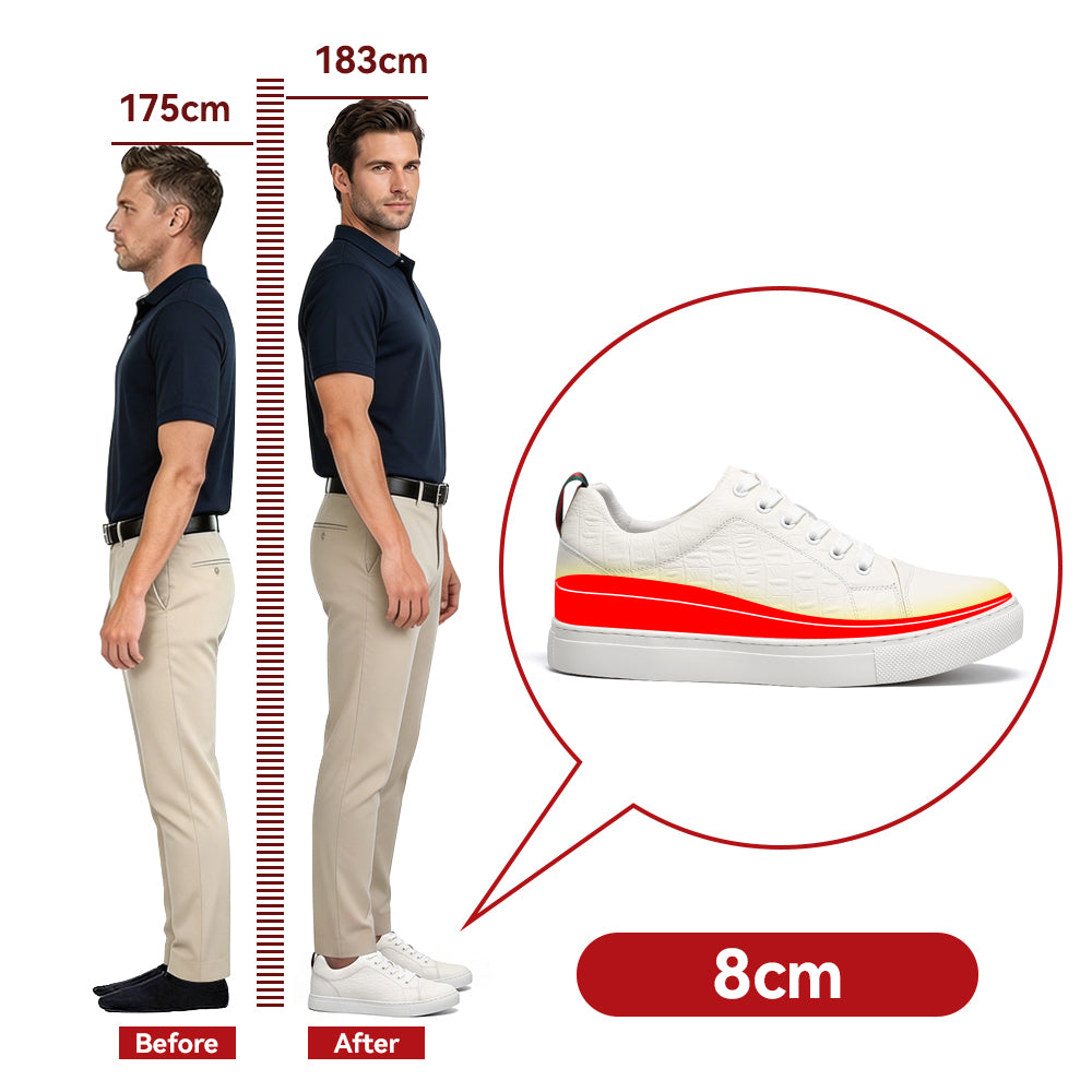 SCHUHE DIE GRÖßER MACHEN RENATO +6 CM