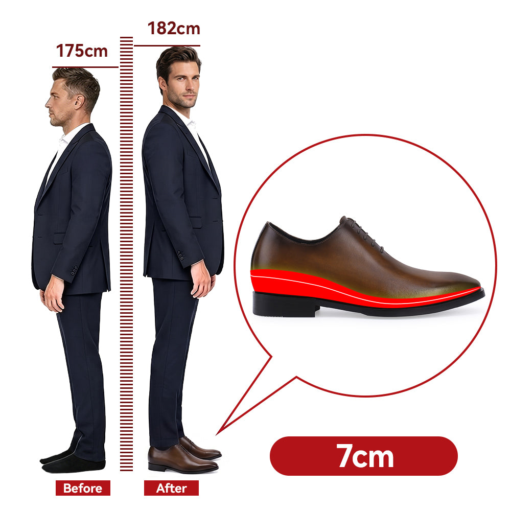 SCHUHE DIE GRÖßER MACHEN SANDRO +7 CM