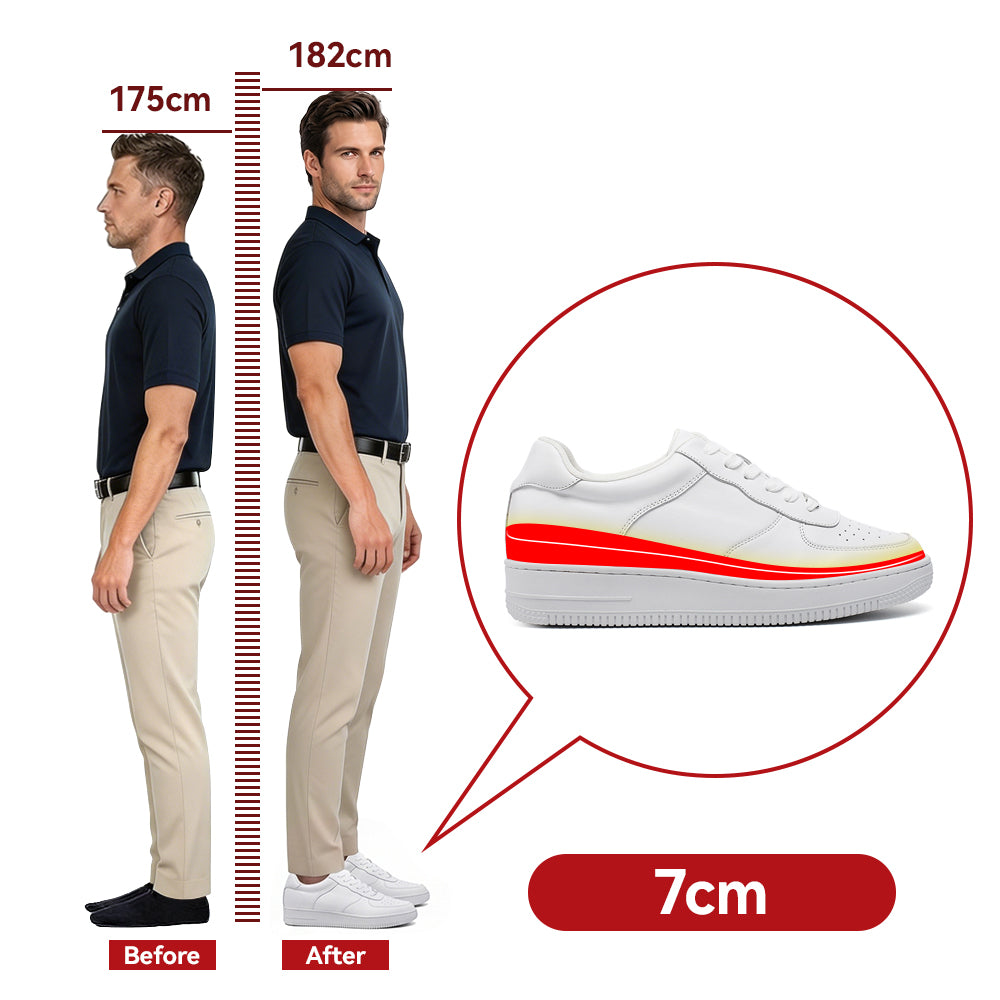 SCHUHE DIE GRÖßER MACHEN SERAFINO +7 CM