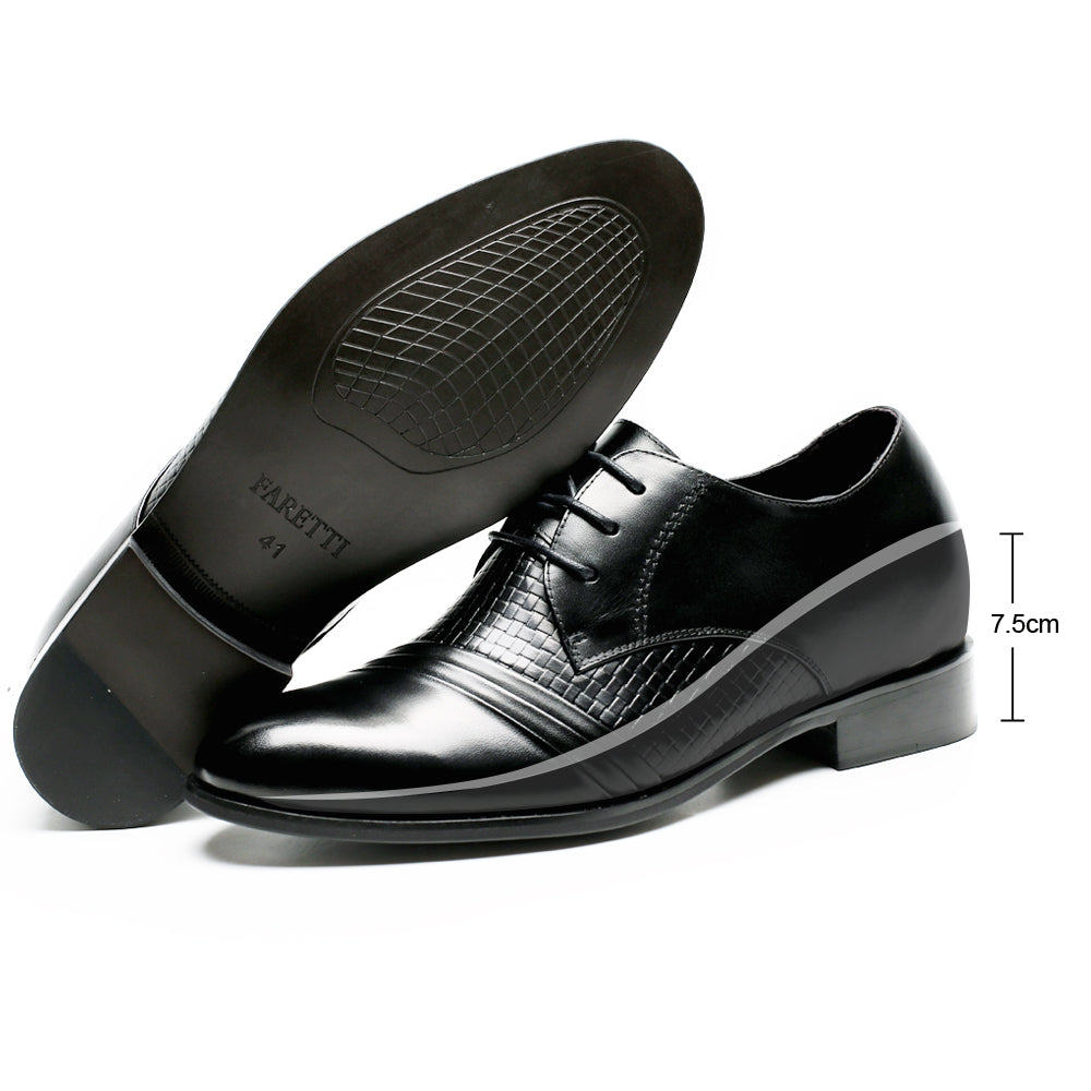 SCHUHE DIE GRÖßER MACHEN IVO +7,5 CM