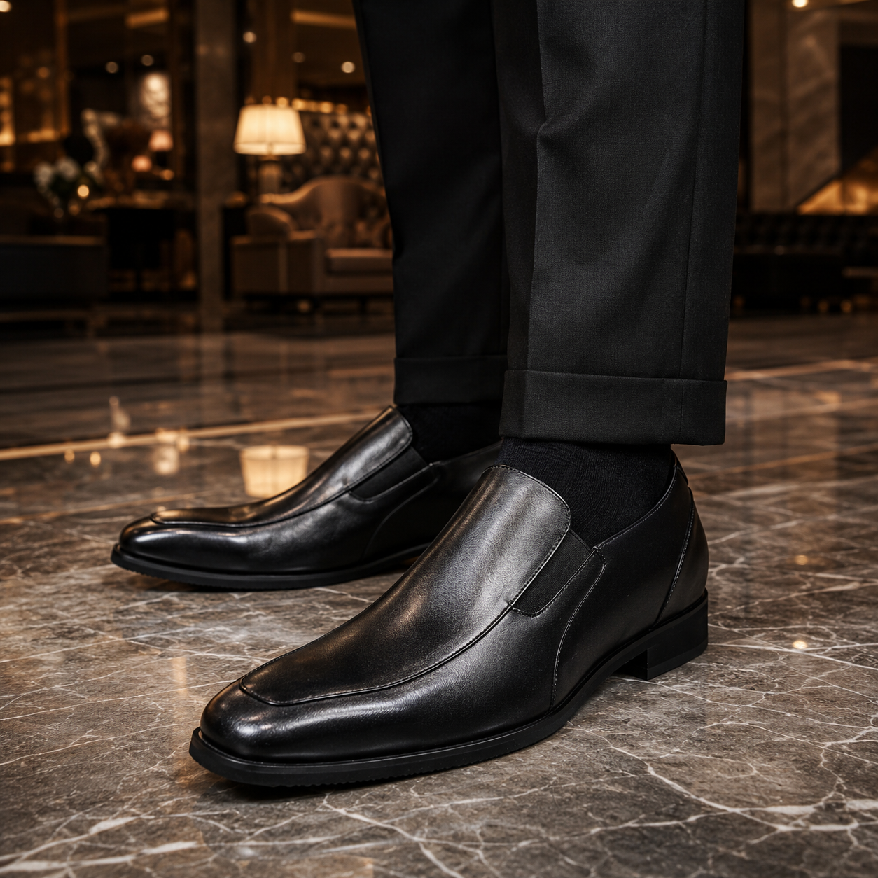 SCHUHE DIE GRÖßER MACHEN AMADEO +7 CM